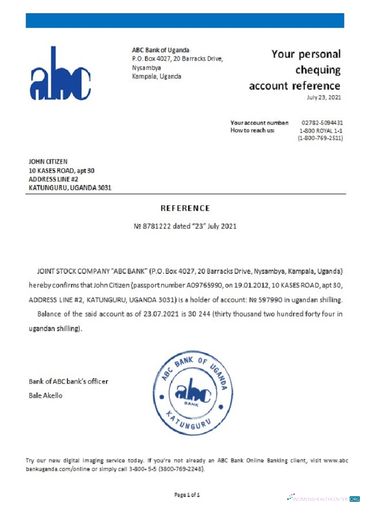 Download Uganda ABC reference Photoshop template